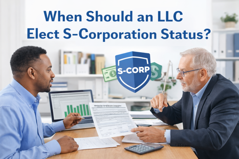 LLC elect S-Corporation tax planning CPA