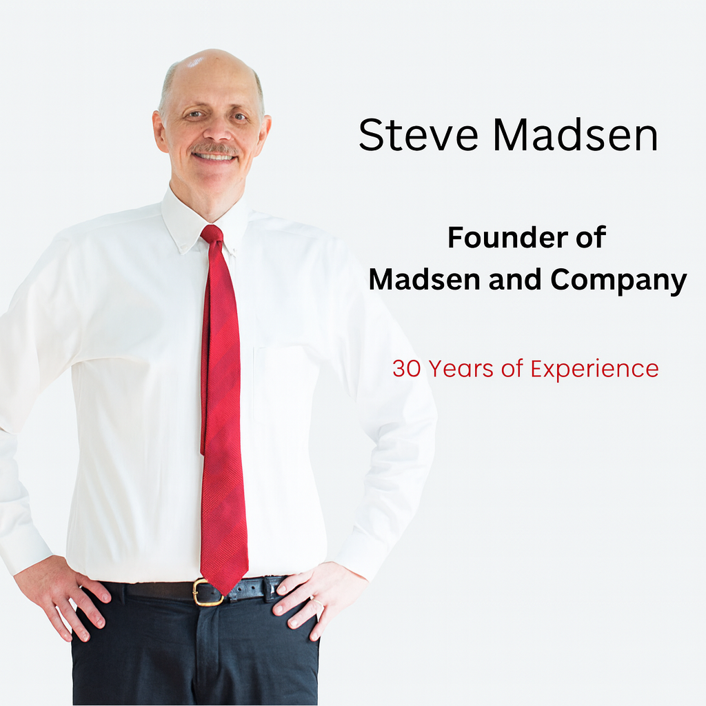 Steve Madsen CPA founder of Madsen and Company with over 30 years of tax and accounting experience