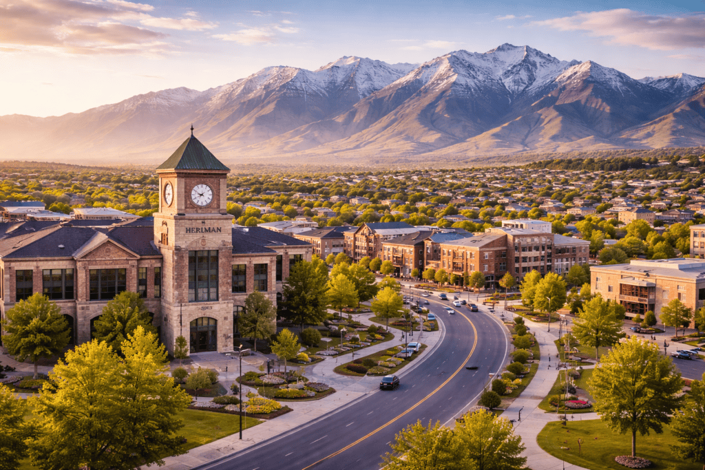 Skyline of Herriman Utah where CPA tax planning and accounting services are provided