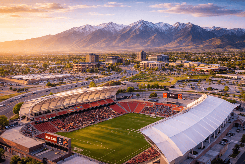 Sandy Utah skyline with soccer stadium where local CPA tax planning and accounting services are offeredSandy Utah skyline with soccer stadium where local CPA tax planning and accounting services are offered