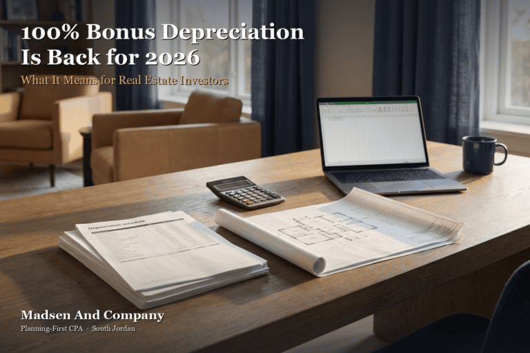 Real estate investment tax information